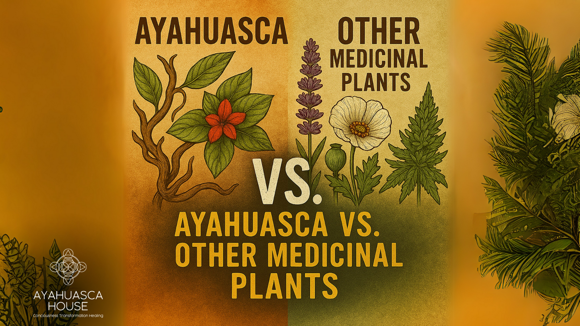ayahuasca vs other medicinal plants